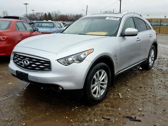 JN8AS1MW6BM141691 - 2011 INFINITI FX35 SILVER photo 2