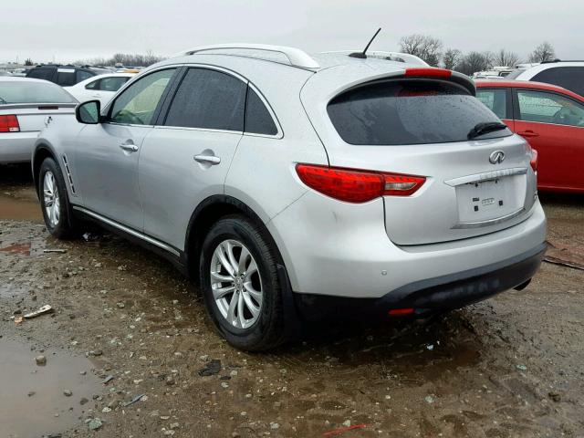 JN8AS1MW6BM141691 - 2011 INFINITI FX35 SILVER photo 3