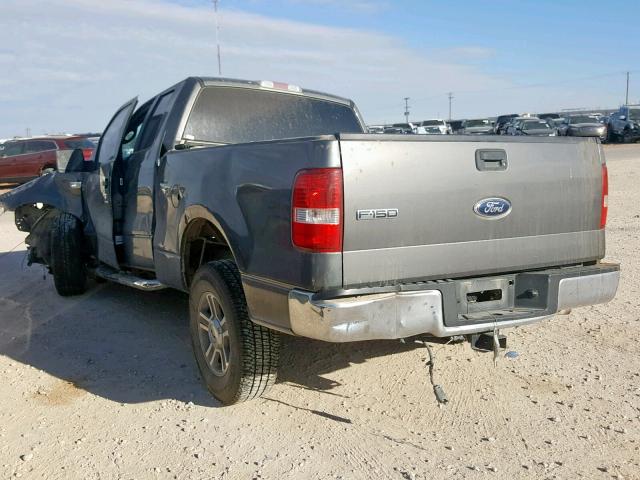 1FTRX12W97FA87804 - 2007 FORD F150 GRAY photo 3