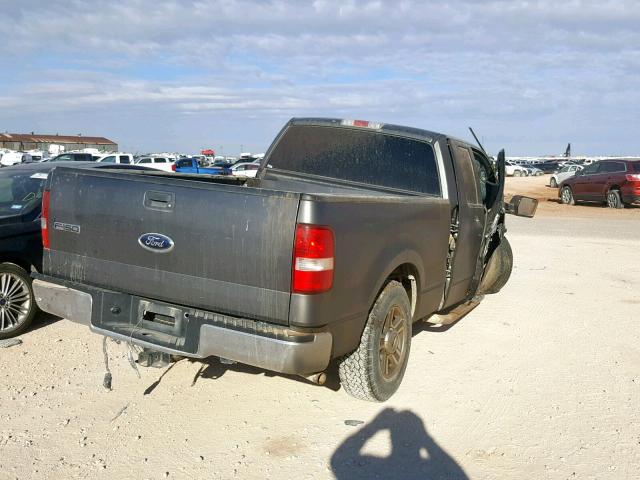 1FTRX12W97FA87804 - 2007 FORD F150 GRAY photo 4