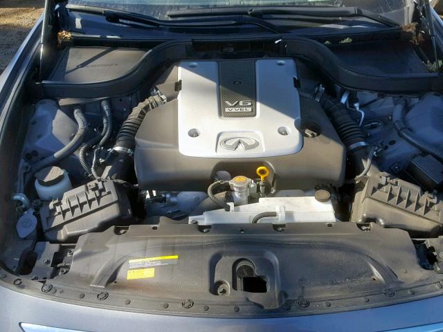 JN1CV6AP1DM306459 - 2013 INFINITI G37 BASE SILVER photo 7