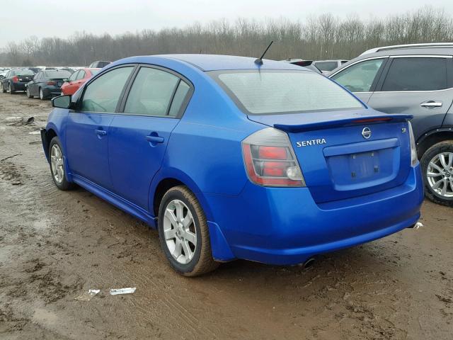 3N1AB6AP6AL677283 - 2010 NISSAN SENTRA 2.0 BLUE photo 3