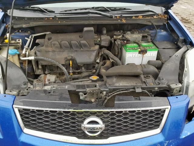 3N1AB6AP6AL677283 - 2010 NISSAN SENTRA 2.0 BLUE photo 7