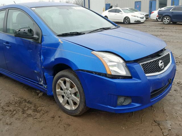 3N1AB6AP6AL677283 - 2010 NISSAN SENTRA 2.0 BLUE photo 9