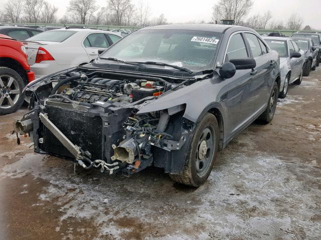 1FAHP2M85DG130448 - 2013 FORD TAURUS POL GRAY photo 2