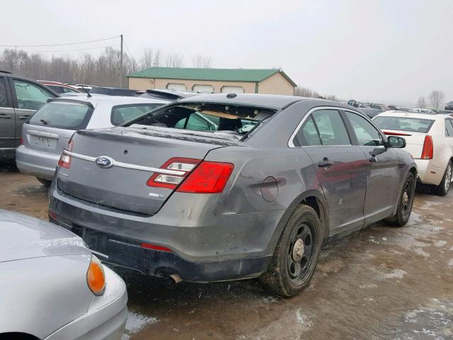 1FAHP2M85DG130448 - 2013 FORD TAURUS POL GRAY photo 4