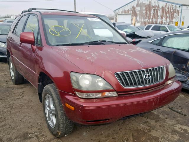 JT6HF10U5Y0114654 - 2000 LEXUS RX 300 MAROON photo 1