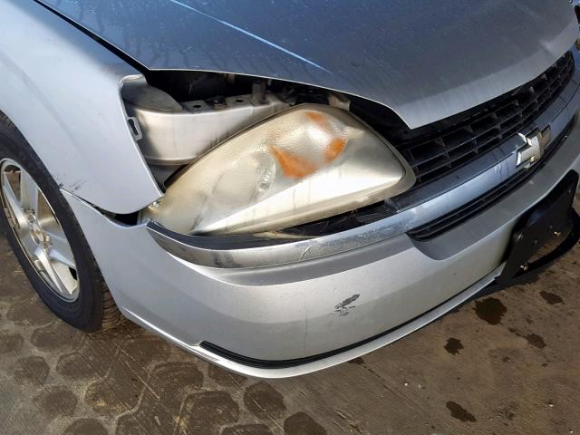 1G1ZT52845F278508 - 2005 CHEVROLET MALIBU LS SILVER photo 10