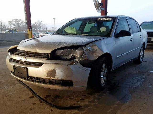 1G1ZT52845F278508 - 2005 CHEVROLET MALIBU LS SILVER photo 2