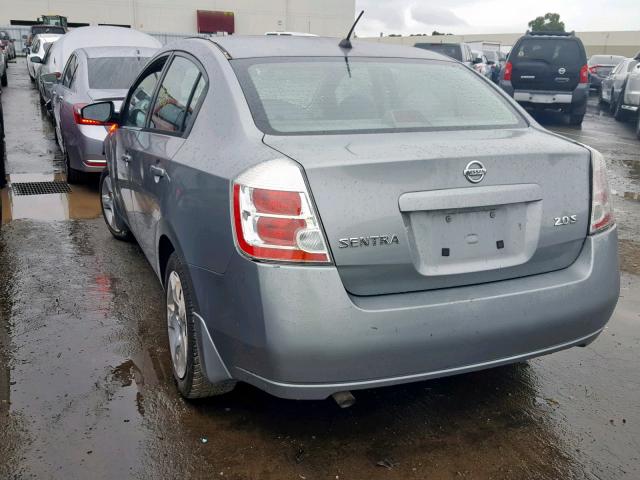 3N1AB61E47L611919 - 2007 NISSAN SENTRA 2.0 GRAY photo 3