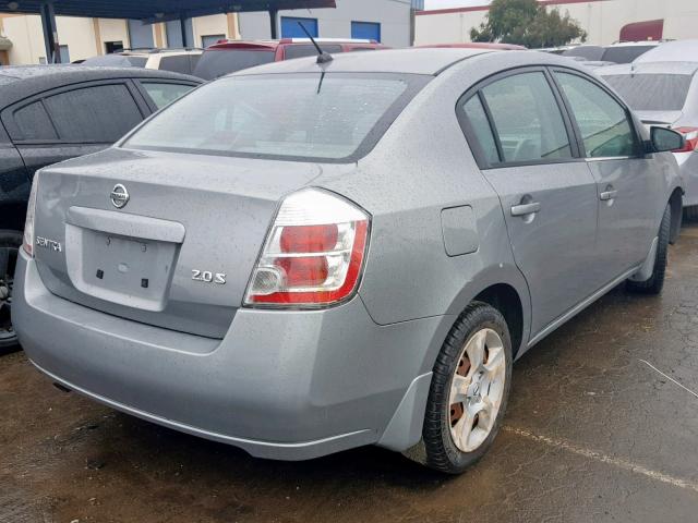 3N1AB61E47L611919 - 2007 NISSAN SENTRA 2.0 GRAY photo 4