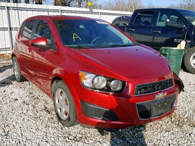 1G1JA6SH2E4128465 - 2014 CHEVROLET SONIC LS 红色 照片 1