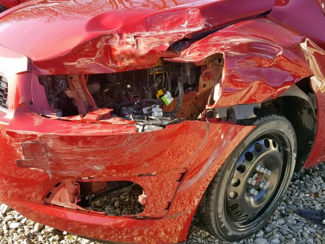 1G1JA6SH2E4128465 - 2014 CHEVROLET SONIC LS 红色 照片 9