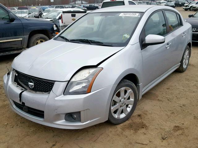 3N1AB6AP5AL630651 - 2010 NISSAN SENTRA 2.0 SILVER photo 2