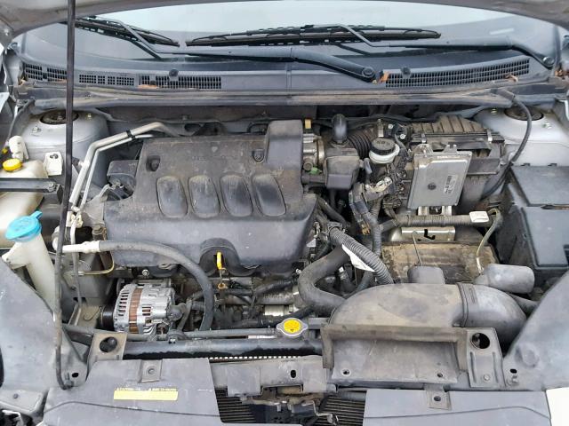 3N1AB6AP5AL630651 - 2010 NISSAN SENTRA 2.0 SILVER photo 7