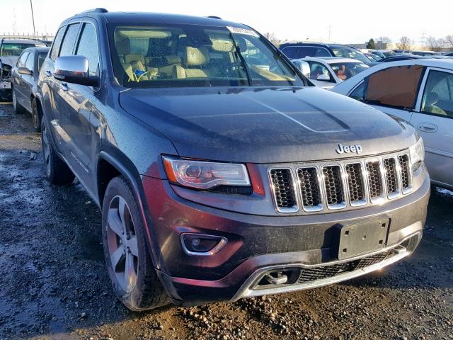 1C4RJFCM9EC386137 - 2014 JEEP GRAND CHER GRAY photo 1