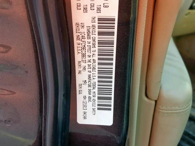 1C4RJFCM9EC386137 - 2014 JEEP GRAND CHER GRAY photo 10