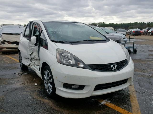 JHMGE8H59CC009408 - 2012 HONDA FIT SPORT WHITE photo 1