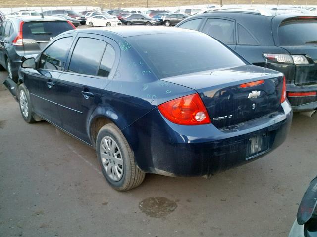 1G1AD5F51A7107794 - 2010 CHEVROLET COBALT 1LT BLUE photo 3