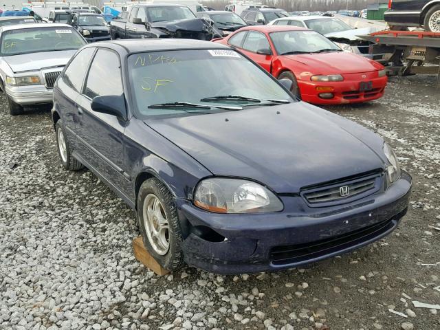 2HGEJ6349VH105953 - 1997 HONDA CIVIC DX PURPLE photo 1