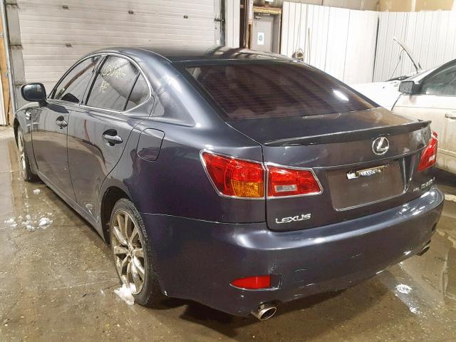 JTHCK262262006292 - 2006 LEXUS IS 250 GRAY photo 3