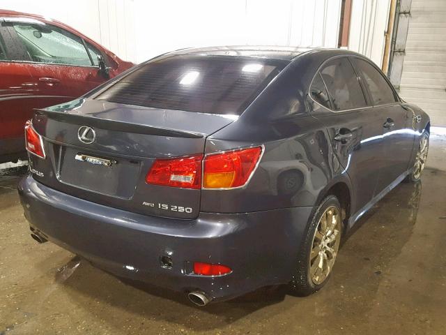 JTHCK262262006292 - 2006 LEXUS IS 250 GRAY photo 4