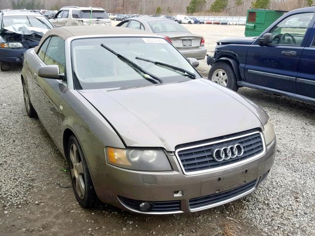 WAUAC48H73K021785 - 2003 AUDI A4 1.8 CAB TAN photo 1