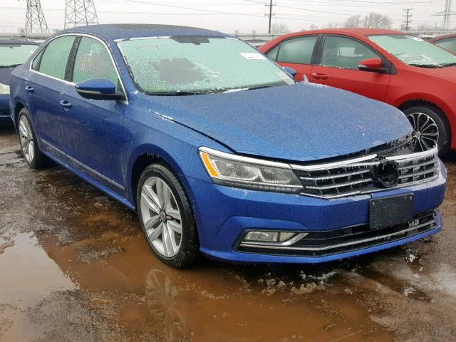 1VWGT7A37HC036329 - 2017 VOLKSWAGEN PASSAT SE BLUE photo 1