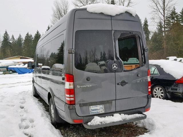 WDZPE8CC4D5805237 - 2013 MERCEDES-BENZ SPRINTER 2 GRAY photo 3