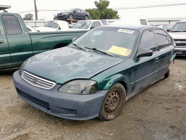 2HGEJ6613YH532454 - 2000 HONDA CIVIC BASE Yaşıl foto 2