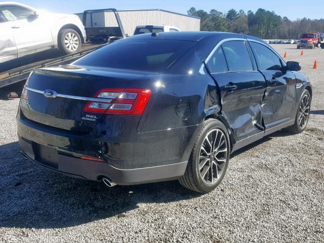 1FAHP2E81JG133101 - 2018 FORD TAURUS SEL BLACK photo 4