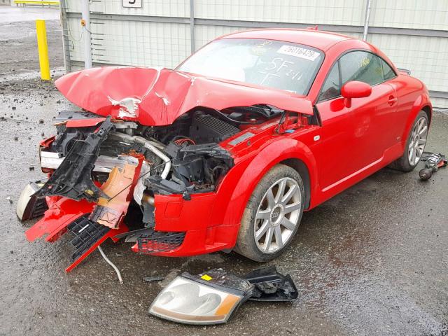 TRUWF28N251011321 - 2005 AUDI TT 3.2 QUA RED photo 2