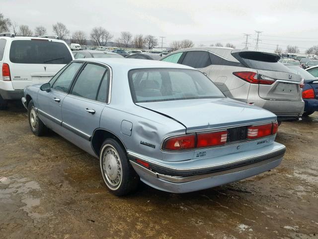 1G4HP52L9SH487444 - 1995 BUICK LESABRE CU BLUE photo 3