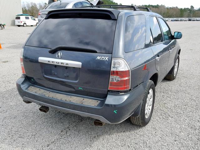 2HNYD188X4H555668 - 2004 ACURA MDX TOURIN GRAY photo 4