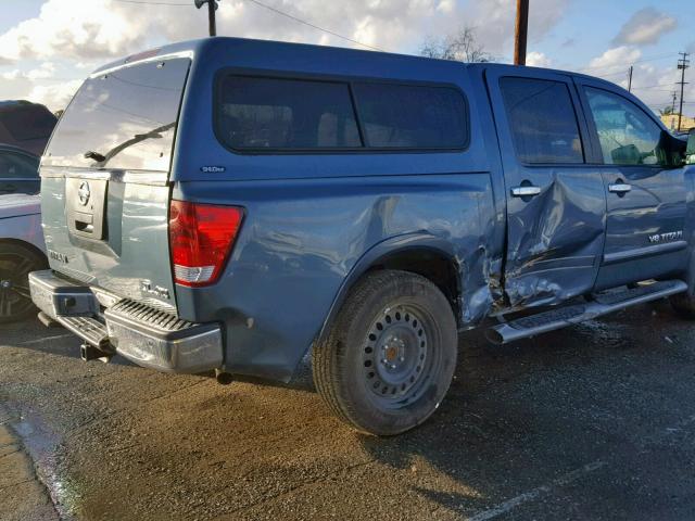 1N6AA0EC2BN302459 - 2011 NISSAN TITAN S BLUE photo 9