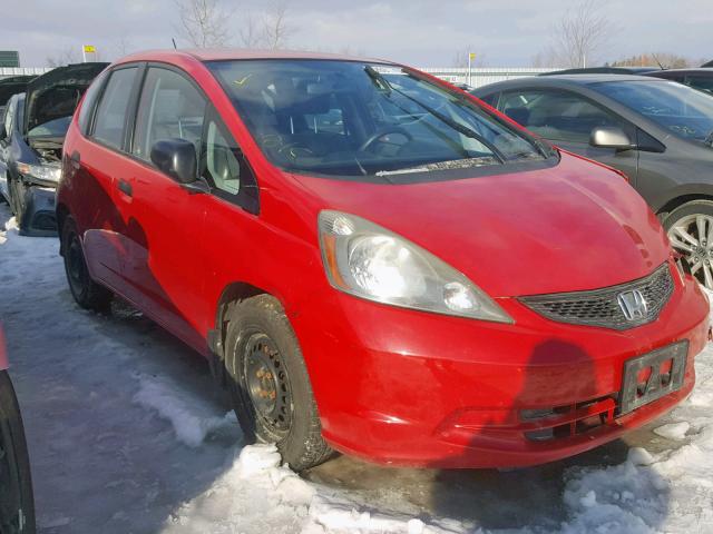 JHMGE88329S801767 - 2009 HONDA FIT DX-A RED photo 1
