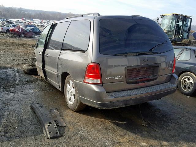 2FMZA57655BA60837 - 2005 FORD FREESTAR S GRAY photo 3