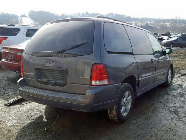 2FMZA57655BA60837 - 2005 FORD FREESTAR S GRAY photo 4