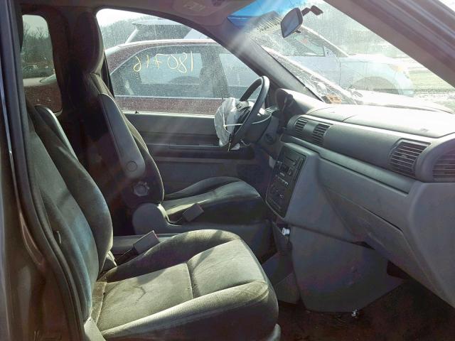 2FMZA57655BA60837 - 2005 FORD FREESTAR S GRAY photo 5