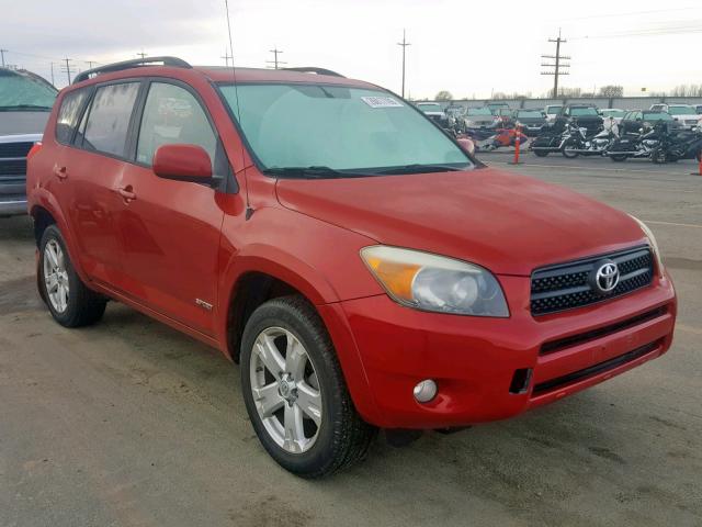 JTMBD32V166010971 - 2006 TOYOTA RAV4 SPORT RED photo 1