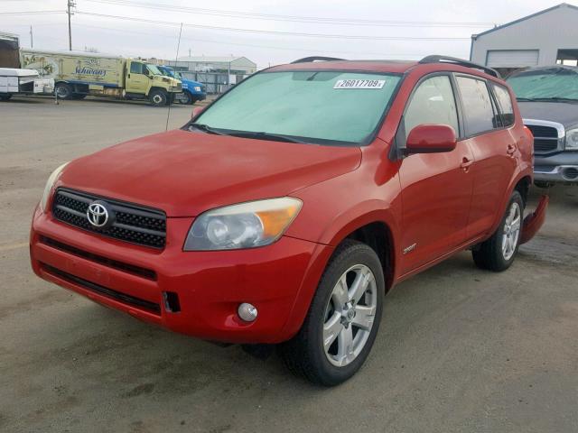 JTMBD32V166010971 - 2006 TOYOTA RAV4 SPORT RED photo 2