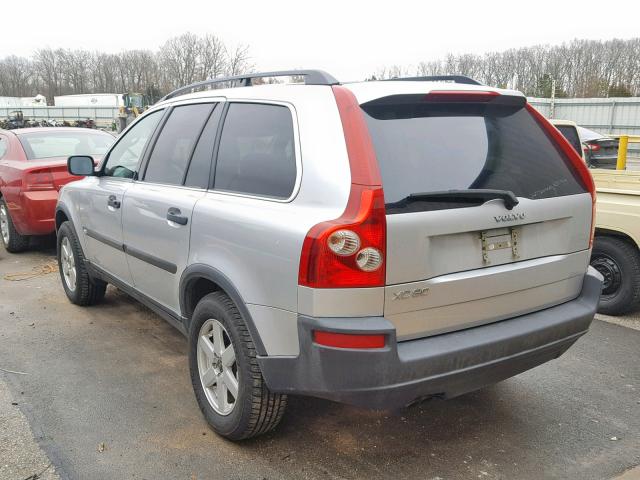 YV4CY592X61251440 - 2006 VOLVO XC90 SILVER photo 3