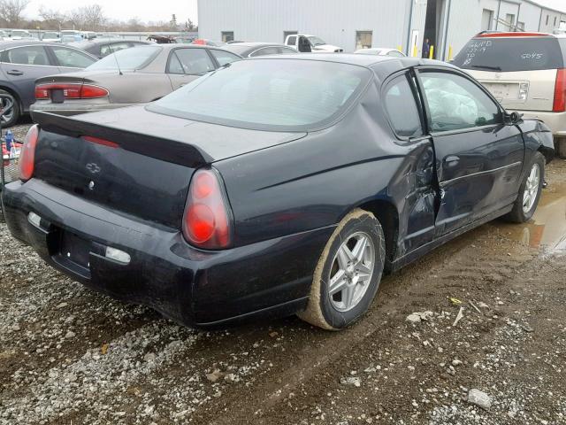 2G1WX12K149248000 - 2004 CHEVROLET MONTE CARL BLACK photo 4