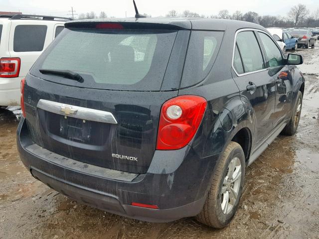 2CNALBEC1B6306284 - 2011 CHEVROLET EQUINOX LS BLACK photo 4