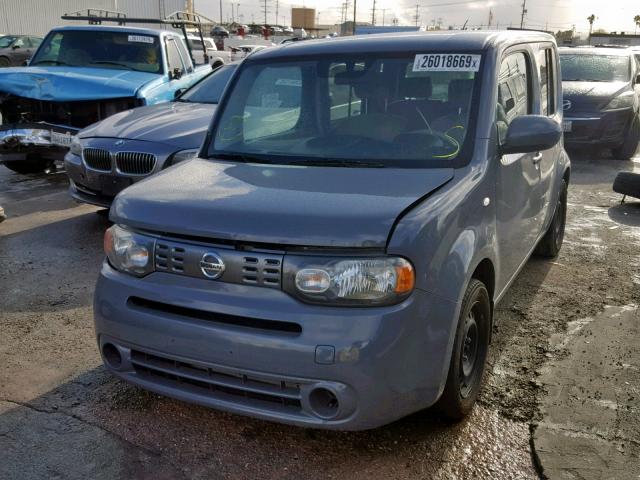 JN8AZ2KR7ET351385 - 2014 NISSAN CUBE S GRAY photo 2