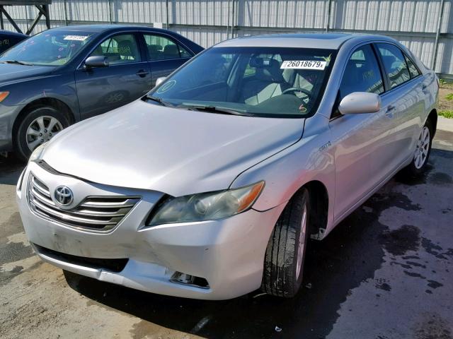 4T1BB46K39U094217 - 2009 TOYOTA CAMRY HYBR SILVER photo 2