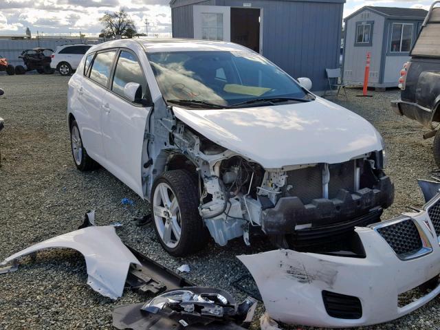 5Y2SP67049Z430197 - 2009 PONTIAC VIBE WHITE photo 1