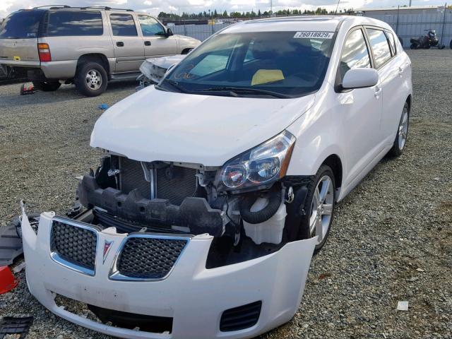 5Y2SP67049Z430197 - 2009 PONTIAC VIBE WHITE photo 2