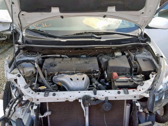 5Y2SP67049Z430197 - 2009 PONTIAC VIBE WHITE photo 7