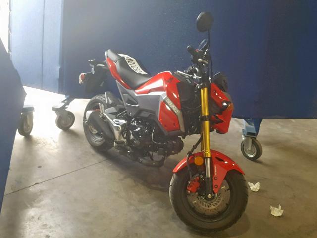 MLHJC7556J5002684 - 2018 HONDA GROM 125 RED photo 1